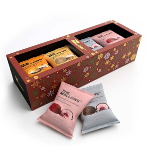 THE MALLOWS - GAVESKE  GOURMET SKUMFIDUSER MED CHOKOLADE - 8 pcs