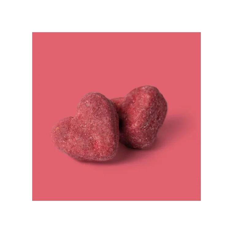 THE MALLOWS - MALLOW HEARTS  SKUMFIDUSER MED HVID CHOKOLADE & HINDBR
