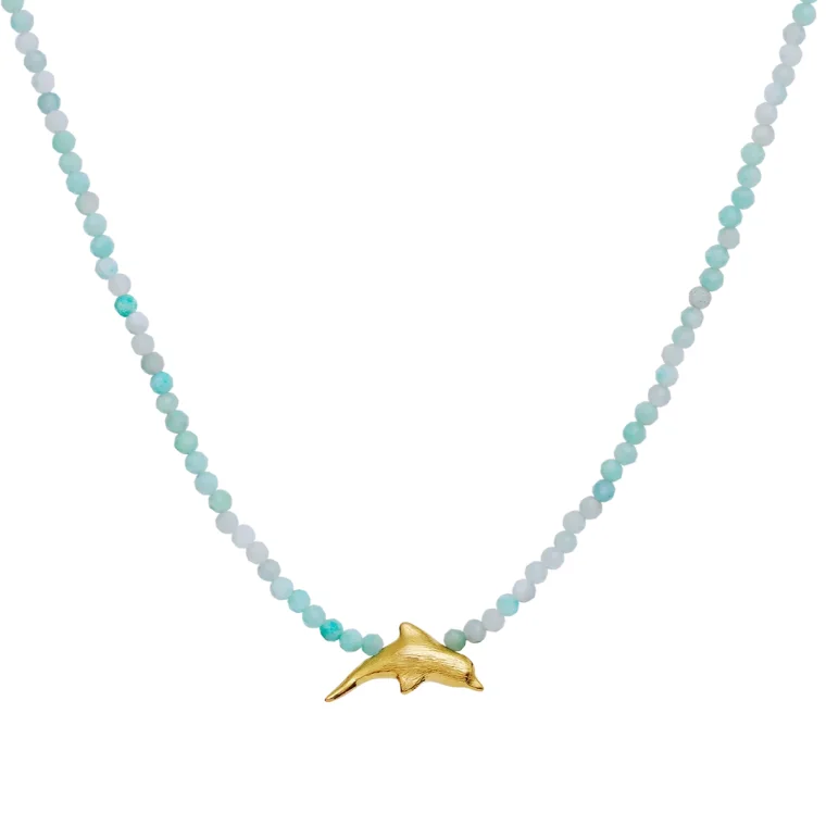 Maanesten - Tiki necklace - Forgyldt