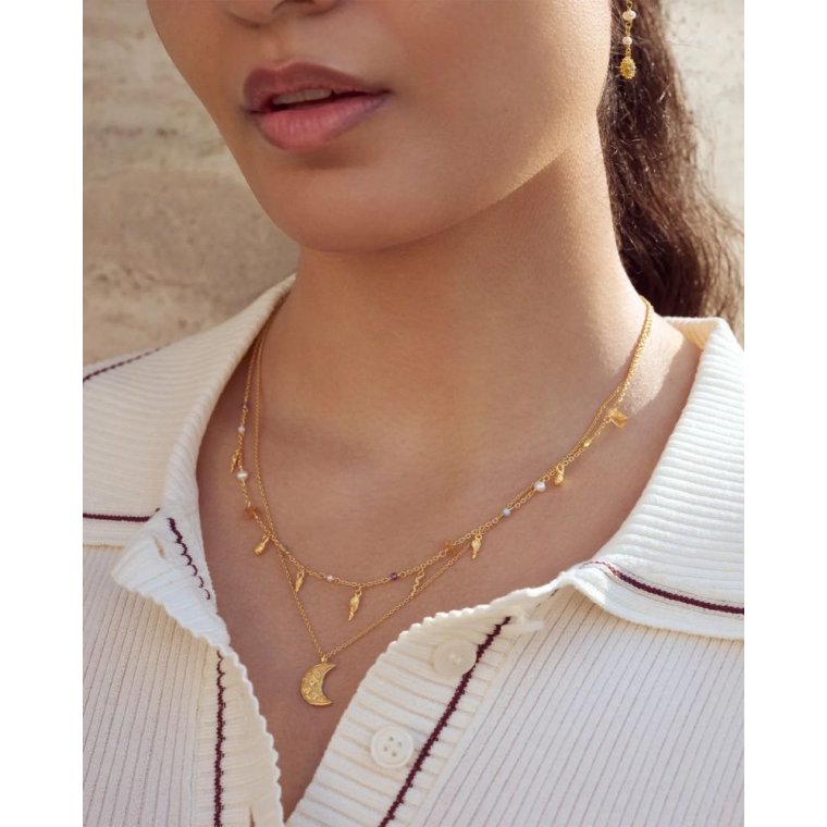 Maanesten - Toutsi Necklace - Forgyldt