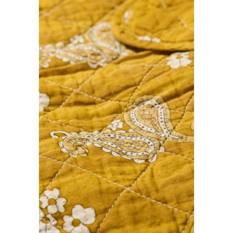 IB LAURSEN - Quilt mustard m/paisleymnster