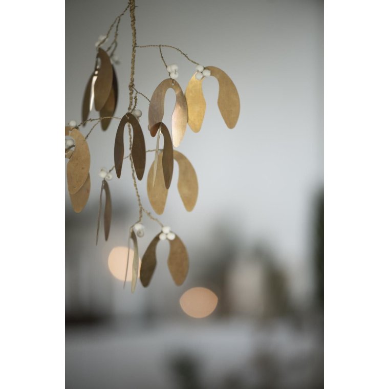 IB LAURSEN - Mistelten t/ophng m/hvide perler Gloria - stor
