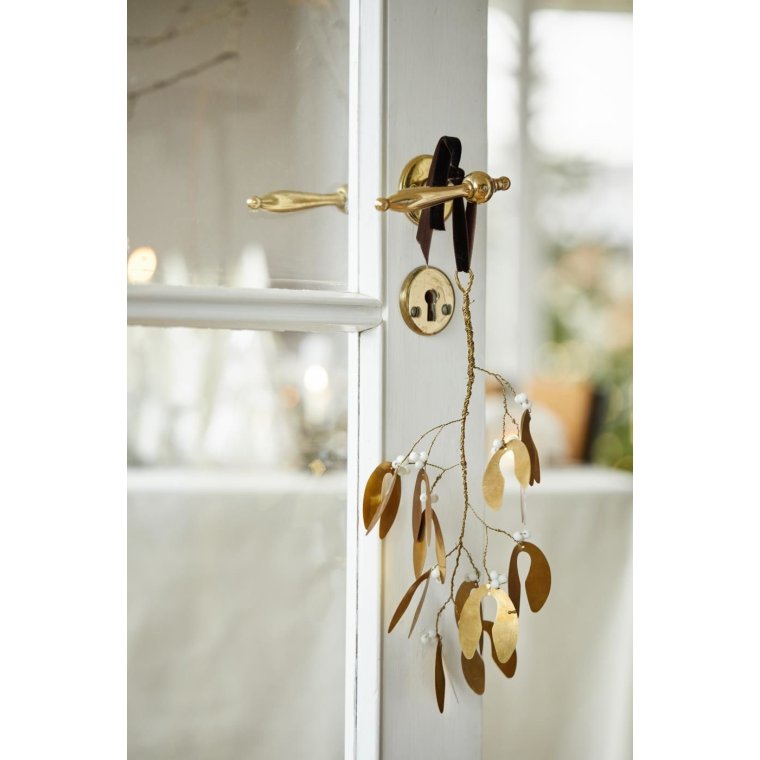 IB LAURSEN - Mistelten t/ophng m/hvide perler Gloria - stor