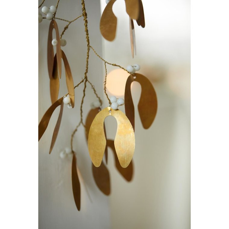 IB LAURSEN - Mistelten t/ophng m/hvide perler Gloria - stor