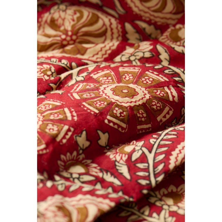 IB LAURSEN - Quilt Bella rd m/jordtonet mnster