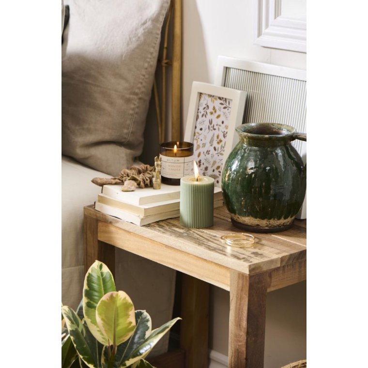 IB LAURSEN - Vase m/hank rustik grn Avignon