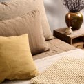 Ib Laursen - Quilt sand m/ochre green striber