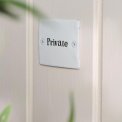 IB LAURSEN - Skilt emalje - Private