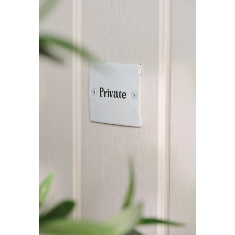 IB LAURSEN - Skilt emalje - Private