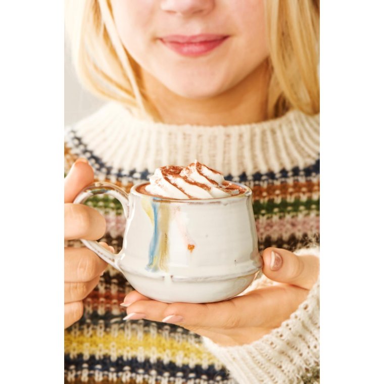 IB LAURSEN - Krus m/hank Kalmar flerfarvede striber