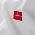 IB LAURSEN - Stofserviet m/dansk flag hvid