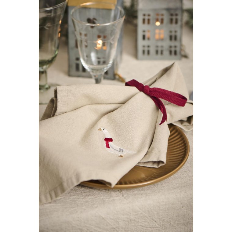 IB LAURSEN - Stofserviet Tradition m/gs hrfarvet