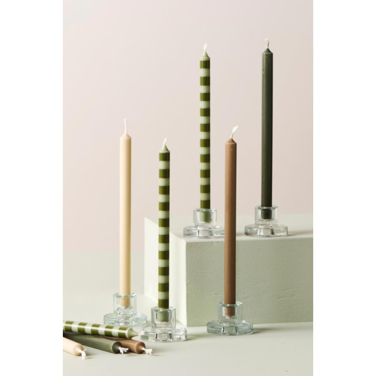 IB LAURSEN - Kertelys stribet olivengrn/lysegrn :1,3 H:20 svanemrket