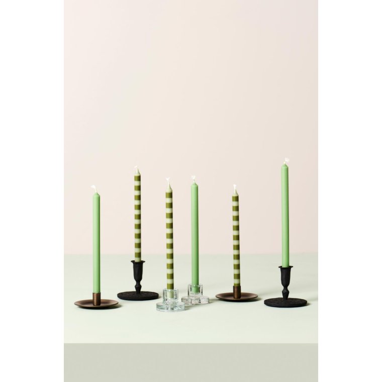 IB LAURSEN - Kertelys stribet olivengrn/lysegrn :1,3 H:20 svanemrket