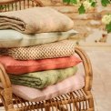 Ib Laursen - Quilt m/gr�nt og rosa paisleym�nster