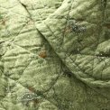 Ib Laursen - Quilt gr�n m/blomsterranker