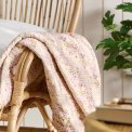 IB LAURSEN - Quilt m/lyserde, bl og grnne blomster