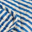 Ib Laursen - Quilt m/off white og bl� striber
