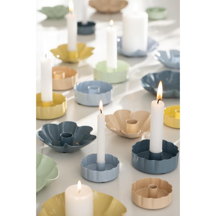 IB LAURSEN - Stage t/2,2 cm lys blget kant