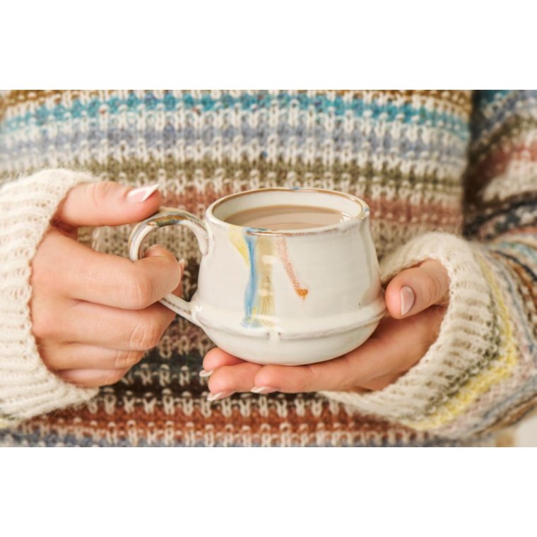 IB LAURSEN - Krus m/hank Kalmar flerfarvede striber