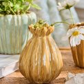 IB LAURSEN - Vase m/ujvne riller clay