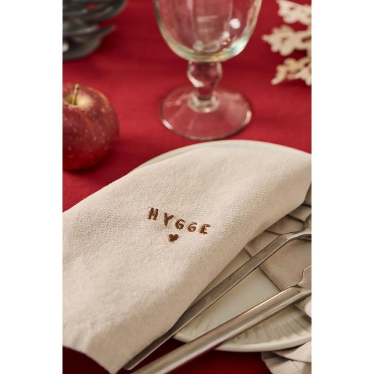 IB LAURSEN - Stofserviet Tradition m/Hygge hrfarvet