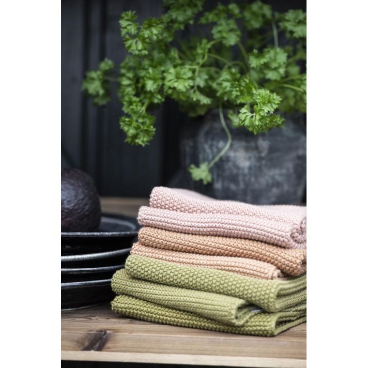 Ib Laursen - Karklud Mynte faded rose strikket