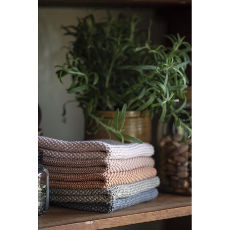 Ib Laursen - Karklud Mynte faded rose strikket