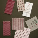 Ib Laursen - Serviet 10x20 cm harlekin m/hjerter 16 stk/pk