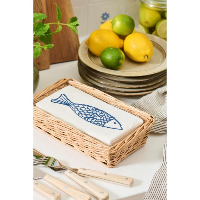 IB LAURSEN - Servietkurv aflang passer t/10x20 cm serviet