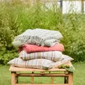IB LAURSEN - Pudebetr�k med fyld - h�rfarvet m/rosa, lysegr�n, m�rkegr�n og sand striber