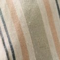 IB LAURSEN - Pudebetr�k med fyld - h�rfarvet m/rosa, lysegr�n, m�rkegr�n og sand striber