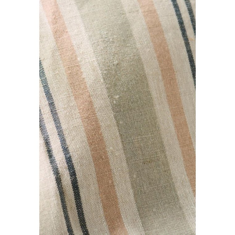 IB LAURSEN - Pudebetr�k med fyld - h�rfarvet m/rosa, lysegr�n, m�rkegr�n og sand striber