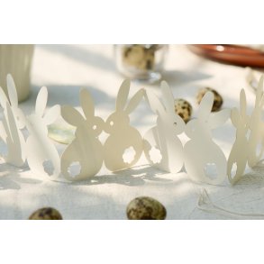 Ib Laursen - P�skebordpynt harer kan st� selv - hvid