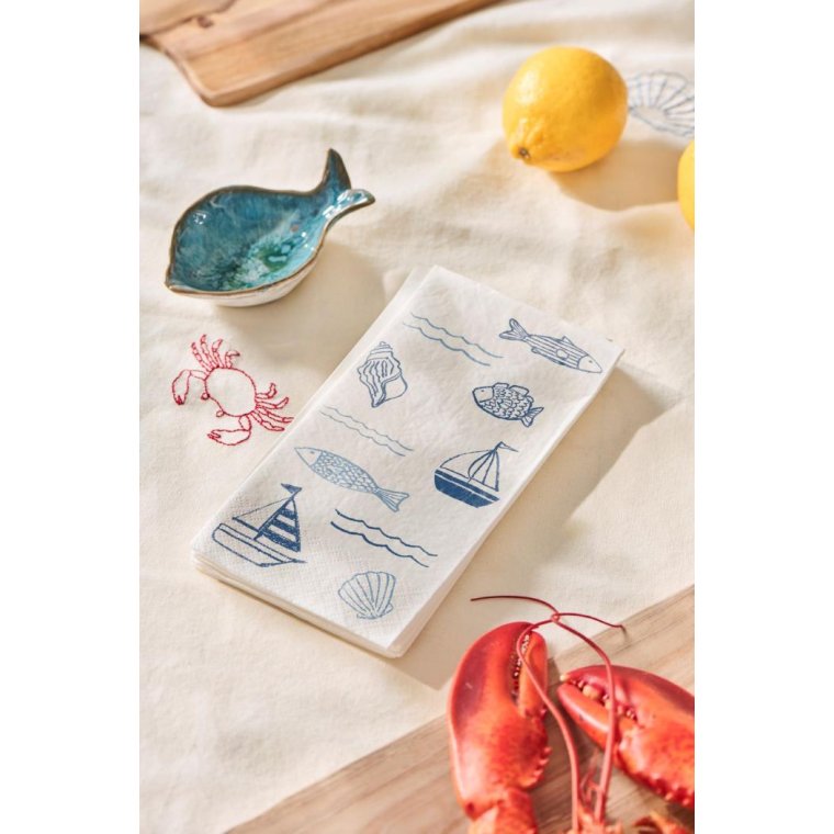 IB LAURSEN - Serviet 10x20 cm p� havet 16 stk/pk