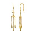 Maanesten - Trio Earrings - Forgyldt