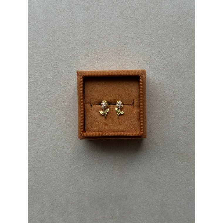 PICO - Tulip Studs - Rouge