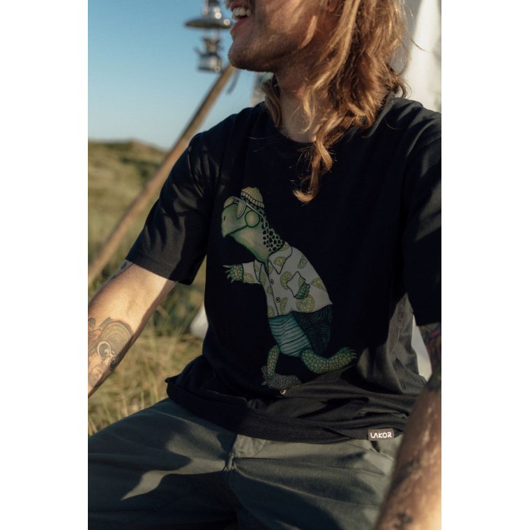 LAKOR - Turbo Turtle T-shirt - Moonless Night