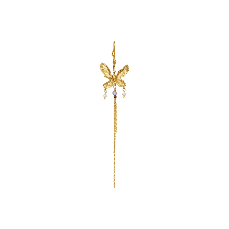 Maanesten - Uira Single Earring - Forgyldt