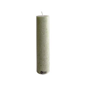 KunstIndustrien - Upcycled olive wax pillar candles - 6 cm x 25 cm