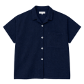 Studio Feder - VICTORIA SHIRT - SEERSUCKER - NAVY