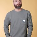 ELSK - WAFFLE MEN'S POCKET LONGSLEEVE - CASTOR GRAY