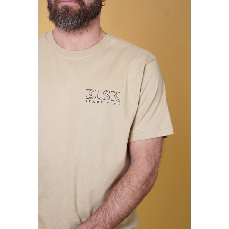 ELSK - WIND BP MEN'S BRUSHED T-SHIRT - DESERT SANDSTONE