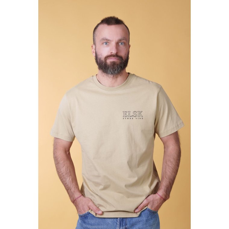 ELSK - WIND BP MEN'S BRUSHED T-SHIRT - DESERT SANDSTONE