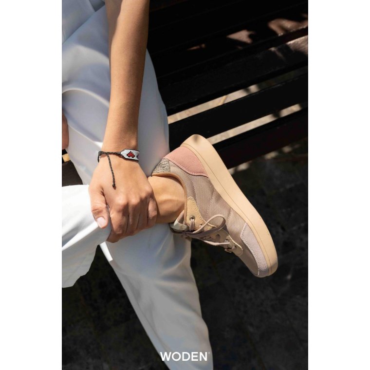 WODEN - Line Sneak - Blush Multi