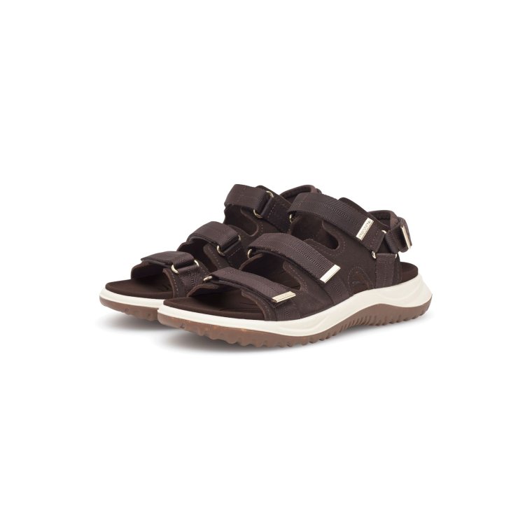 WODEN - Caroline Sandal - Chocolate