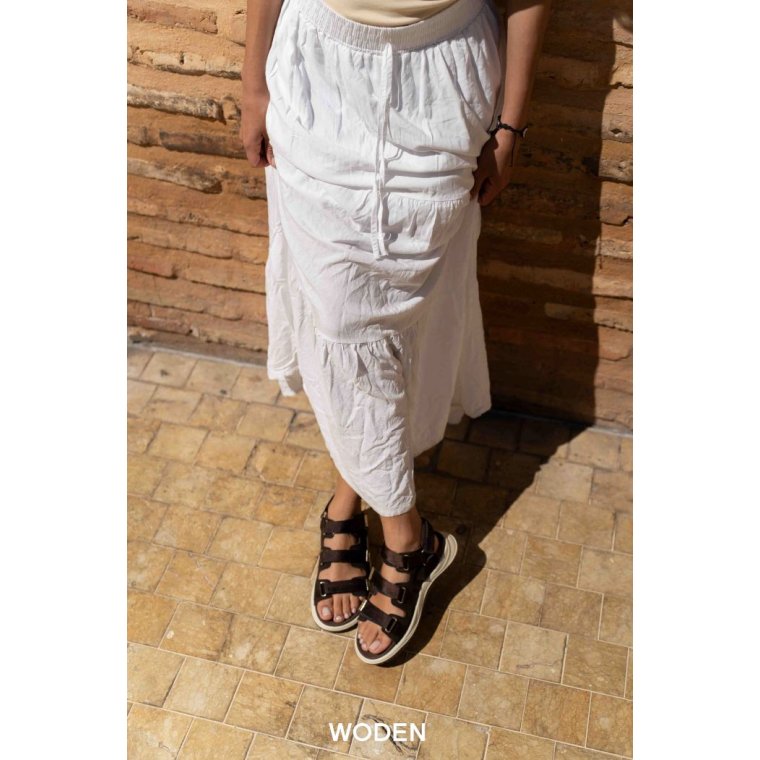 WODEN - Caroline Sandal - Chocolate