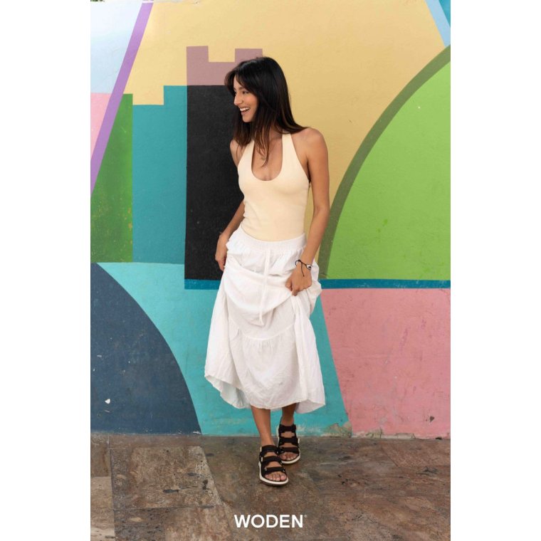 WODEN - Caroline Sandal - Chocolate