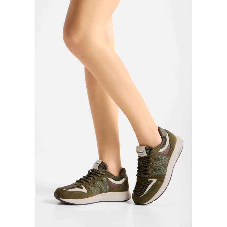 WODEN - Rigmor Open Mesh - Dark Olive Multi