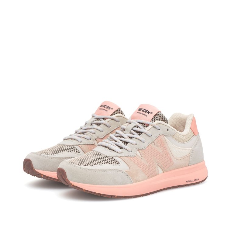 WODEN - Rigmor Open Mesh Sneakers - Blush
